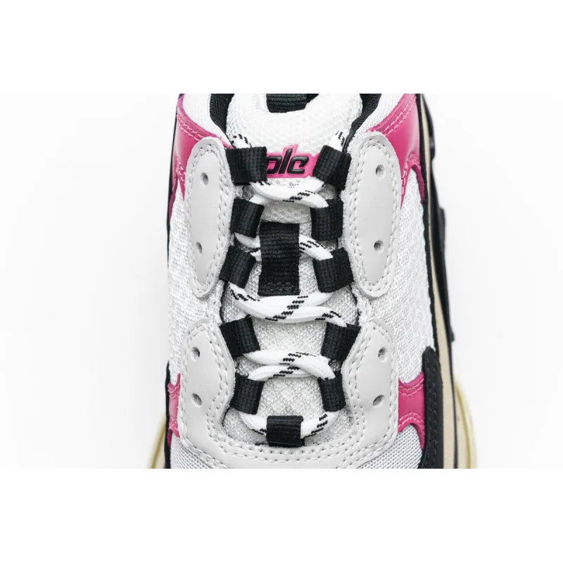 Balenciaga Triple S Black Pink 483513 W06E8 8080