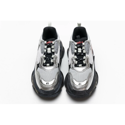 Balenciaga Triple S Black Silver 541624 W09E1 7320  02