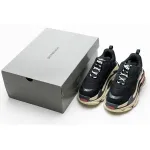 Balenciaga Triple S Black White Red 483513 W06E1 1000