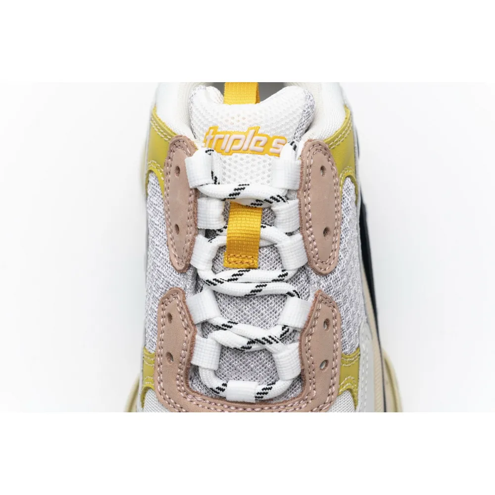 Balenciaga Triple S Black Yellow Pink 490672 W09O5 9035