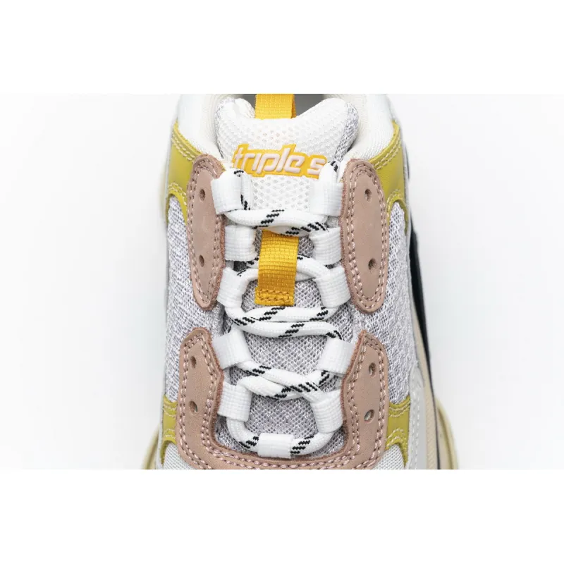 Balenciaga Triple S Black Yellow Pink 490672 W09O5 9035