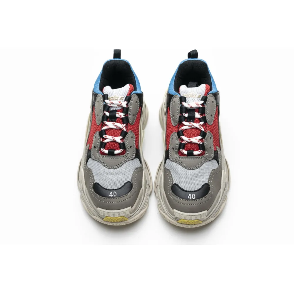 Balenciaga Triple S Blue Red 483513 W06E3 4365