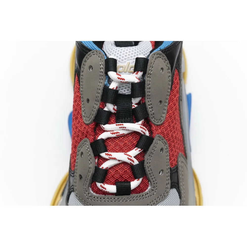 Balenciaga Triple S Blue Red 544351 W09O1 2120