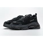 Balenciaga Triple S Clear Sole Black 541624 W09O1 1000