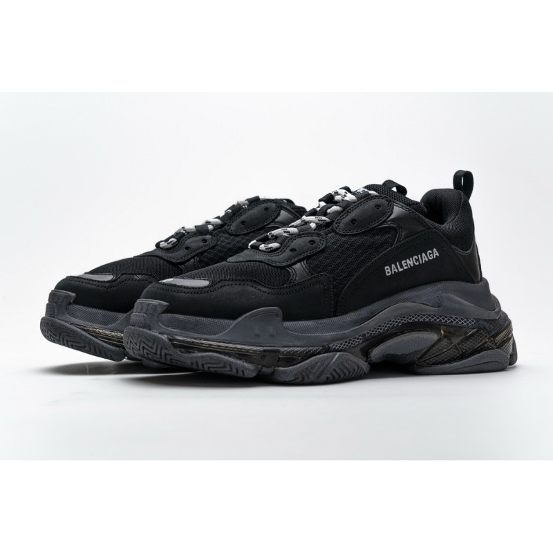 Balenciaga Triple S Clear Sole Black 541624 W09O1 1000