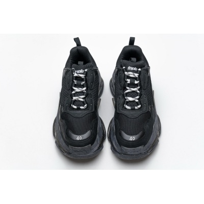 Balenciaga Triple S Clear Sole Black 541624 W09O1 1000 02