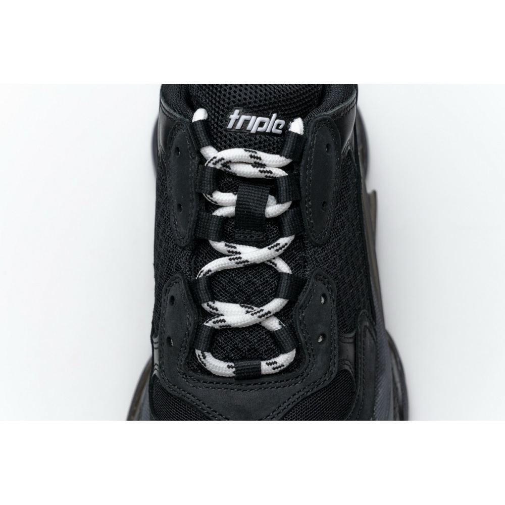 Balenciaga Triple S Clear Sole Black 541624 W09O1 1000