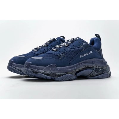Balenciaga Triple S Clear Sole Navy 541624 W09O1 4107 01