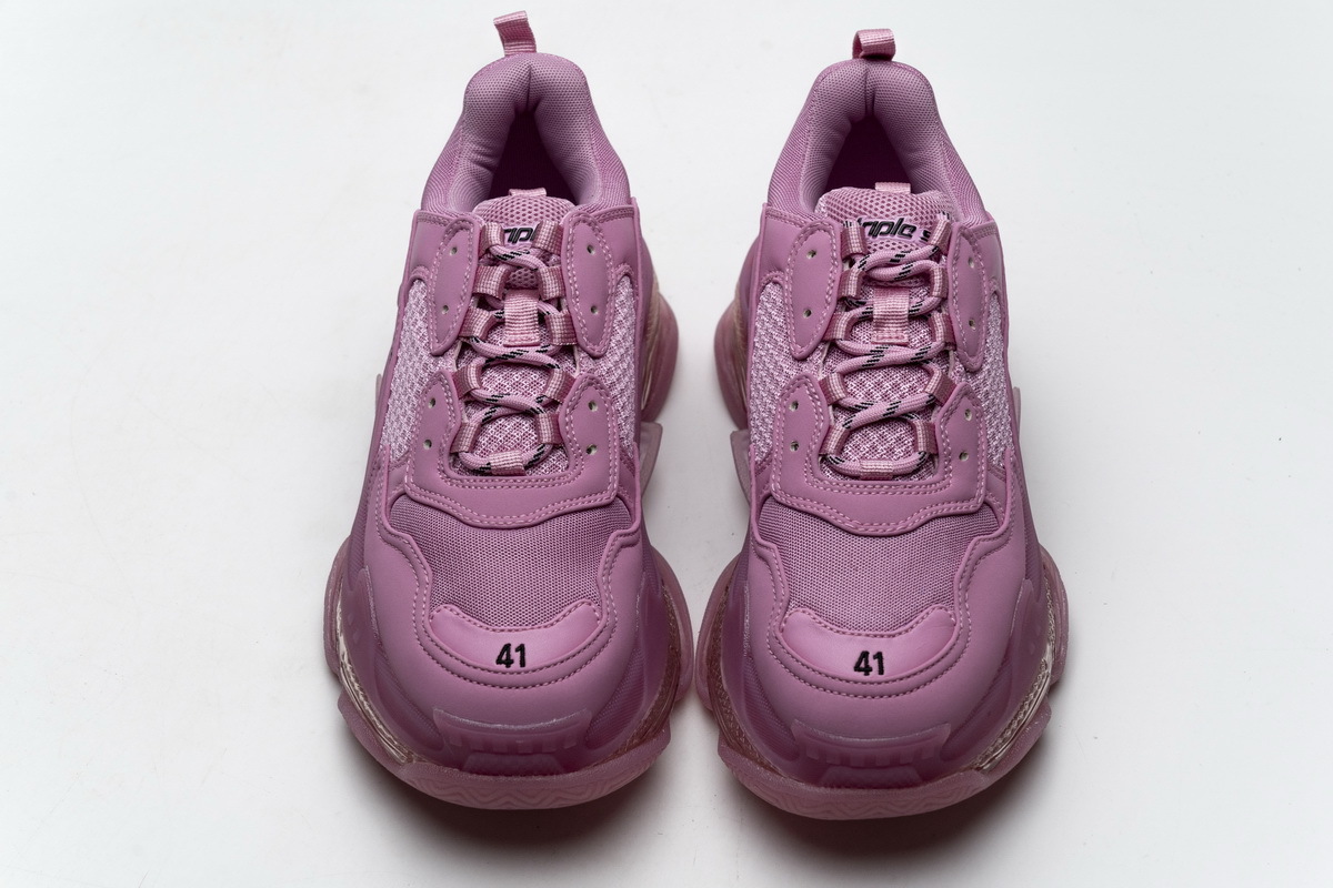 Ba*len*cia*ga triple s clearsole pink 544351 w2ga1 5760