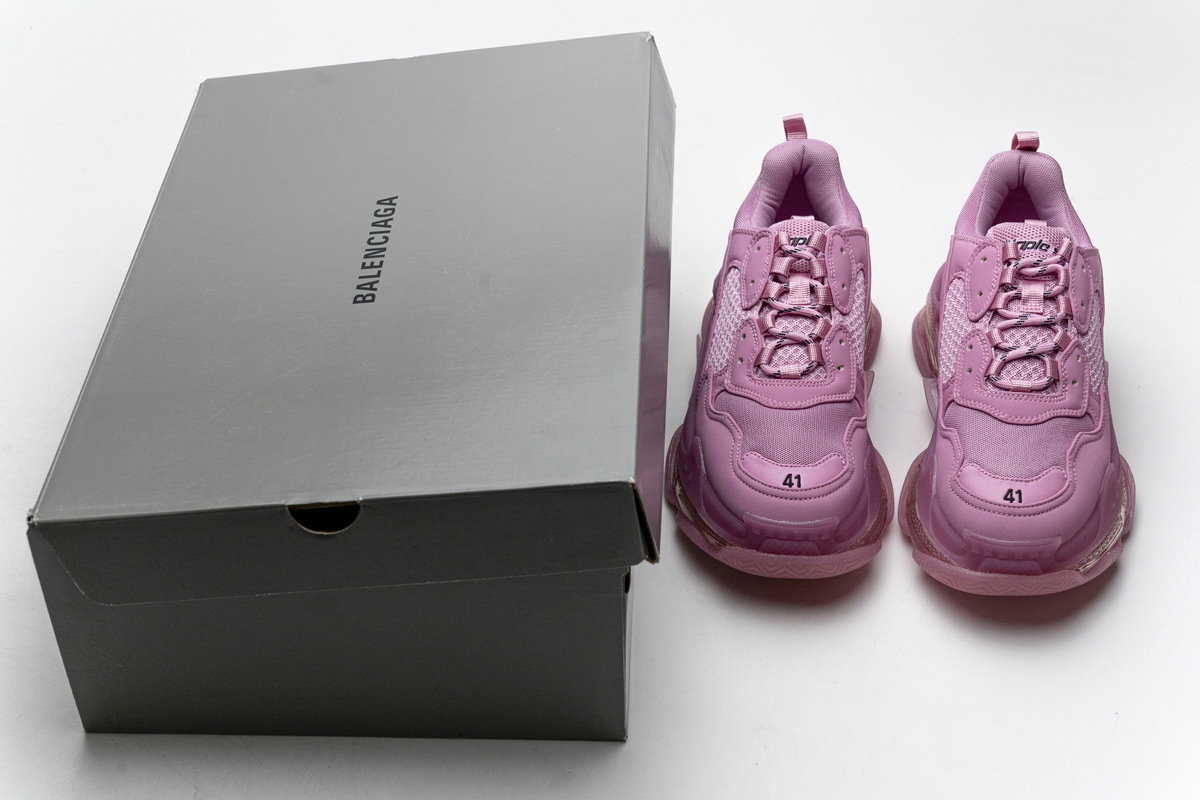 Ba*len*cia*ga triple s clearsole pink 544351 w2ga1 5760