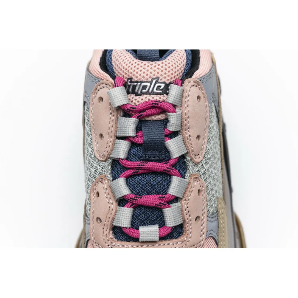 Balenciaga Triple S Grey Pink 490672 W09O5 1036