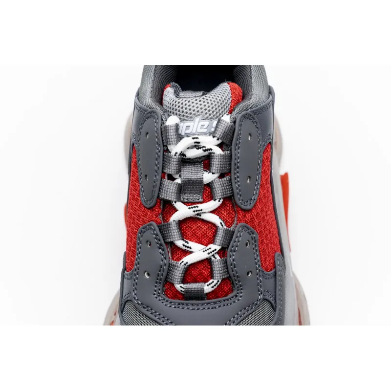 Balenciaga Triple S Grey Red 544351 W09O1 2262