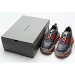 Balenciaga Triple S Grey Red 544351 W09O1 2262