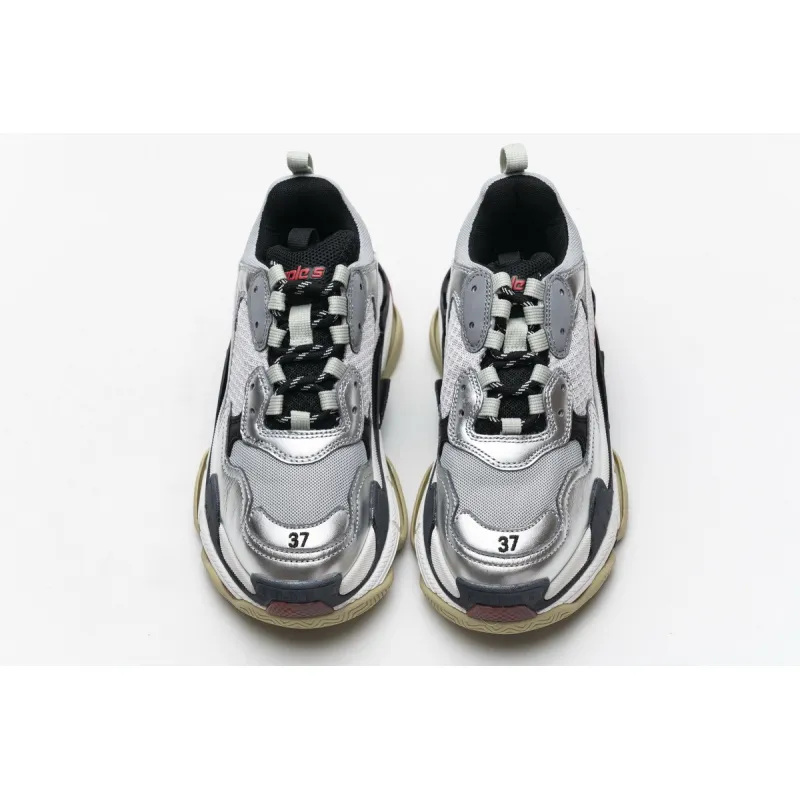 Balenciaga Triple S Grey Silver 541624 W06E2 7320