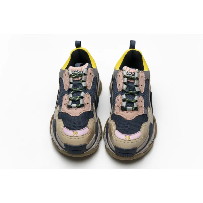 Balenciaga Triple S Grey Yellow 490672 W09O5 1027