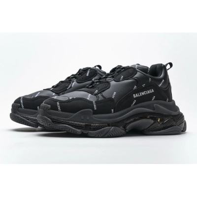 Balenciaga Triple S Letter Black 524039 W09E1 2021 01