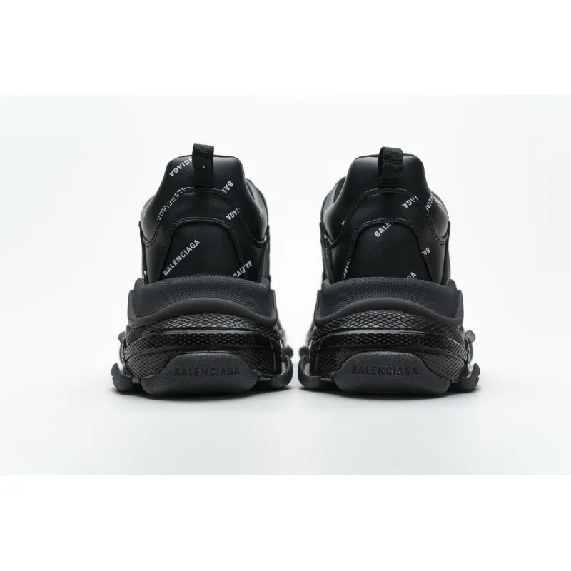 Balenciaga Triple S Letter Black 524039 W09E1 2021