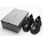 Balenciaga Triple S Letter Black Pink 524039 W2FA1 7635