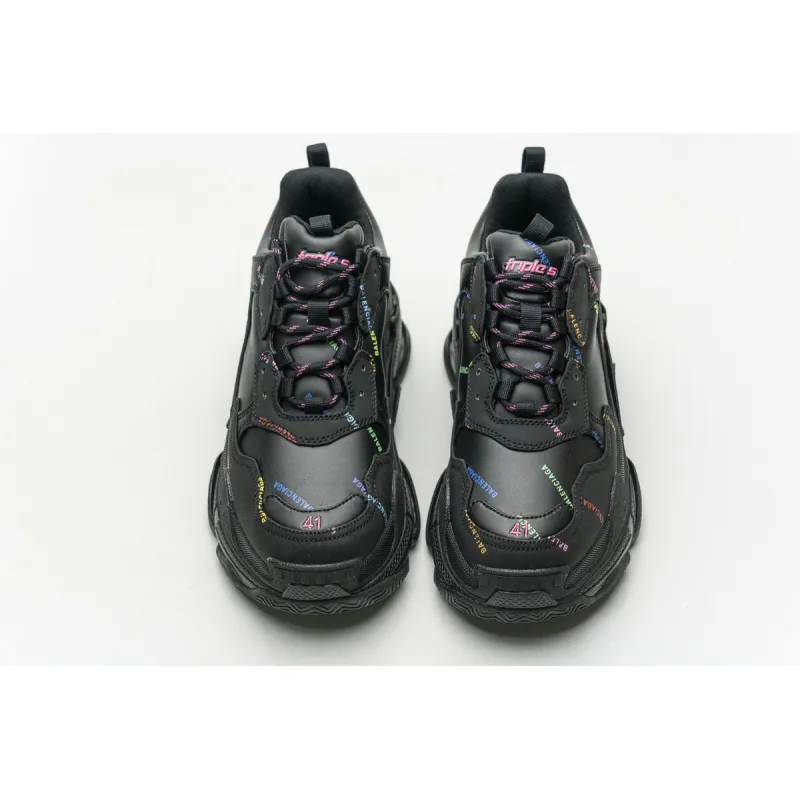 Balenciaga Triple S Letter Colorful 524039 W2FA1 1210
