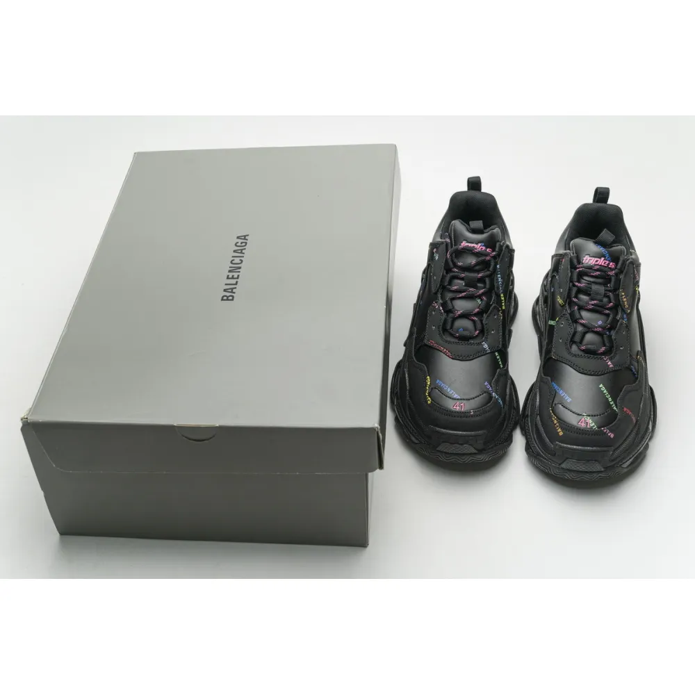 Balenciaga Triple S Letter Colorful 524039 W2FA1 1210
