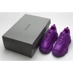 Balenciaga Triple S Letter Plum Red 536737 W2FA1 9016