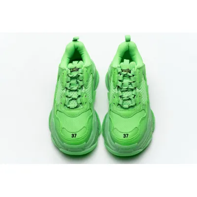 Balenciaga Triple S Neon Green Clear Sole 544351 W09OL 3801 02