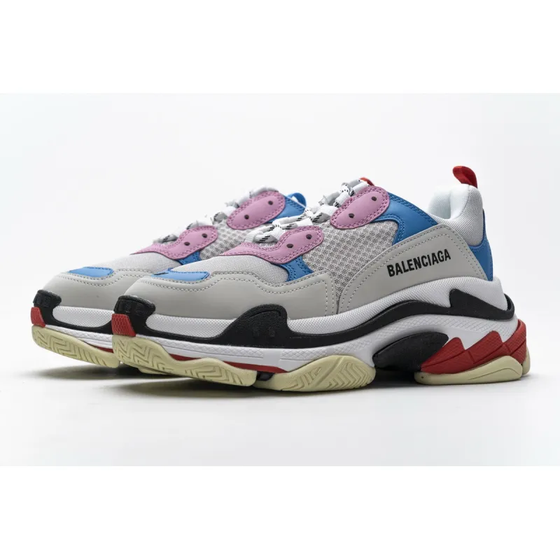 Balenciaga Triple S Pink Bright Blue 541624 W06E2 1150