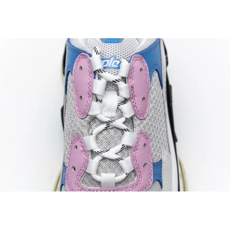 Balenciaga Triple S Pink Bright Blue 541624 W06E2 1150