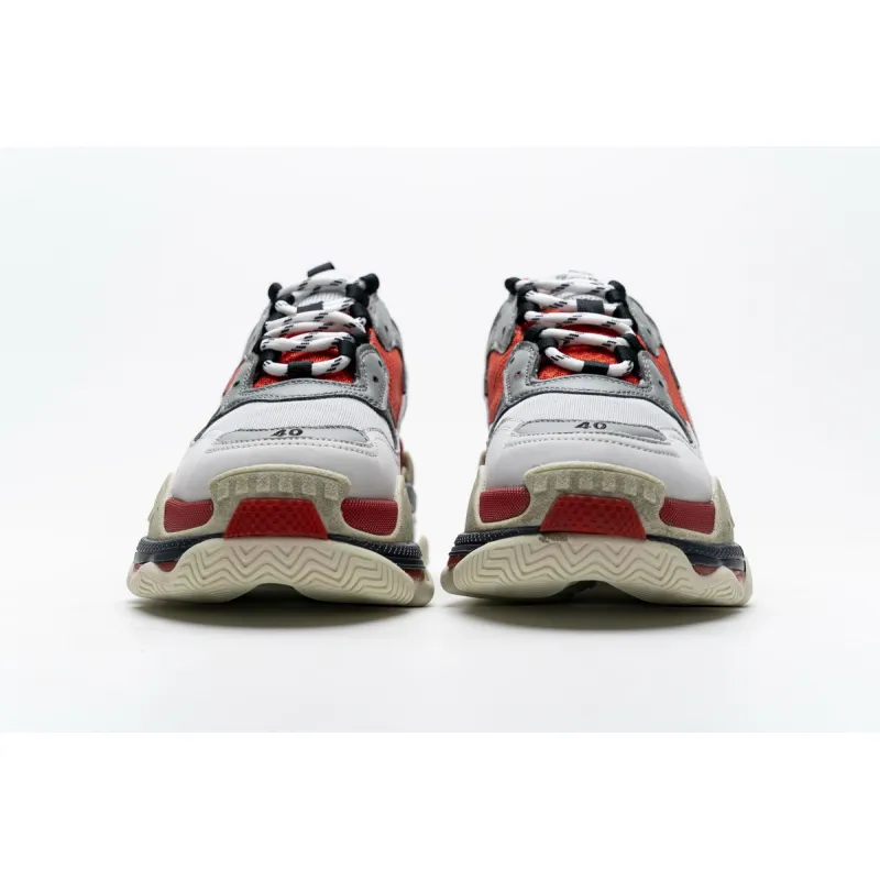 Balenciaga Triple S Red White Dark Grey 541624 W06E2 1863