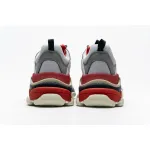 Balenciaga Triple S Red White Dark Grey 541624 W06E2 1863