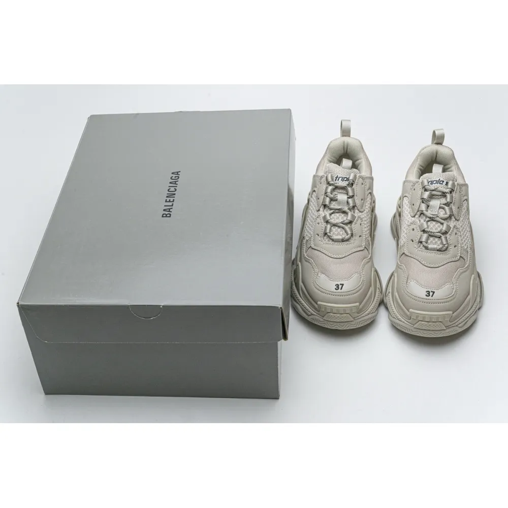 Balenciaga Triple S Rice Ash 534737 W2FW1 9700