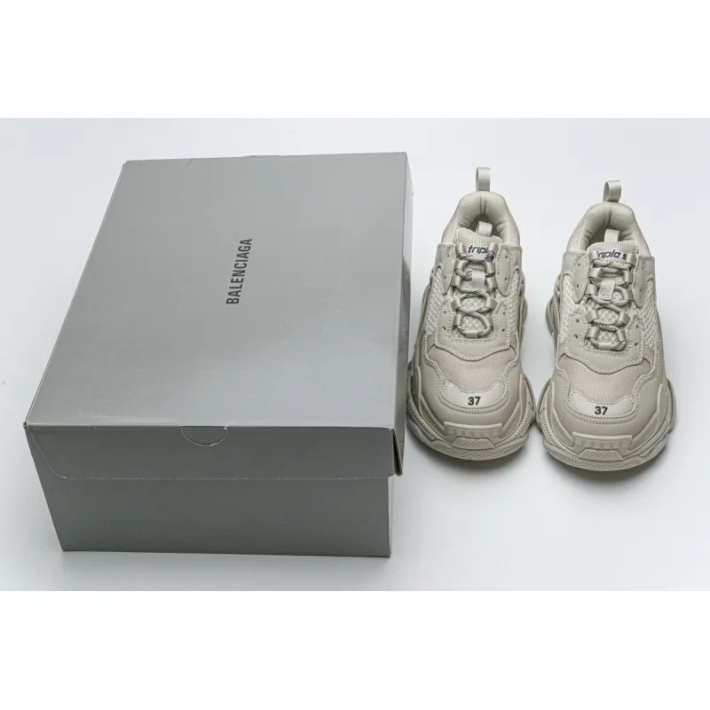 Balenciaga Triple S Rice Ash 534737 W2FW1 9700