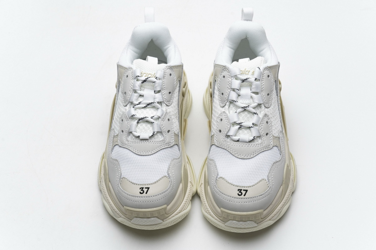 Ba*len*cia*ga triple s white 483546 w06f1 9000