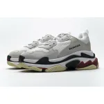 Balenciaga Triple S White Dark Grey Red 541624 W06E2 1790