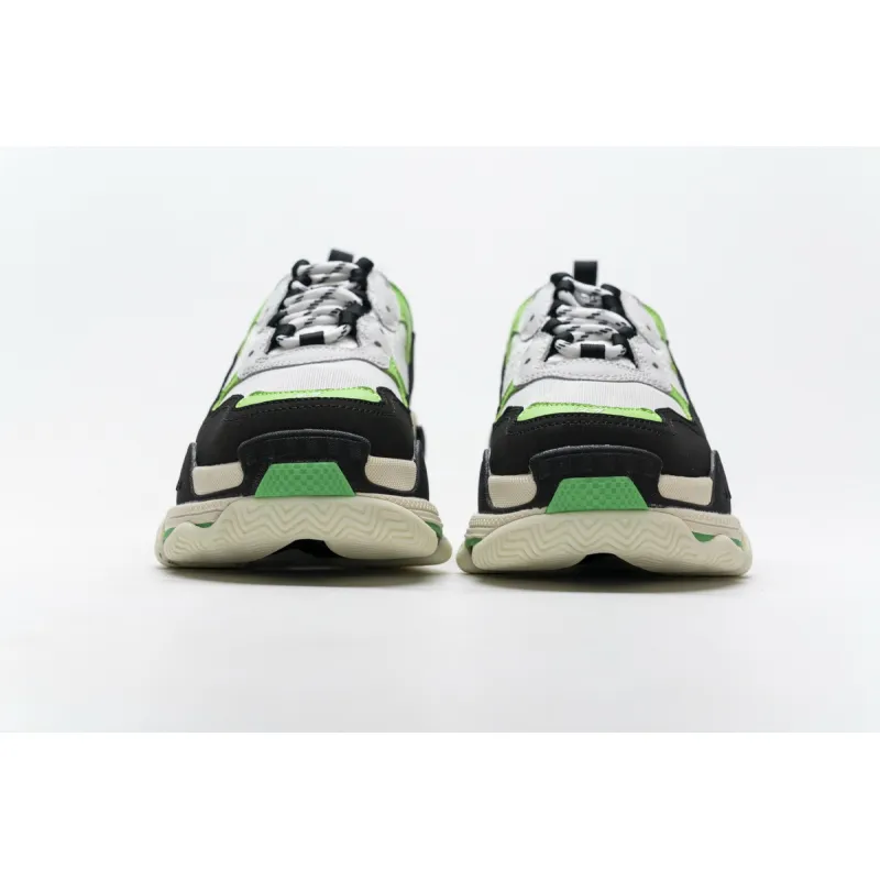 Balenciaga Triple S White Green 483513 W06E1 1008