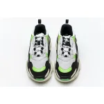 Balenciaga Triple S White Green 483513 W06E1 1008