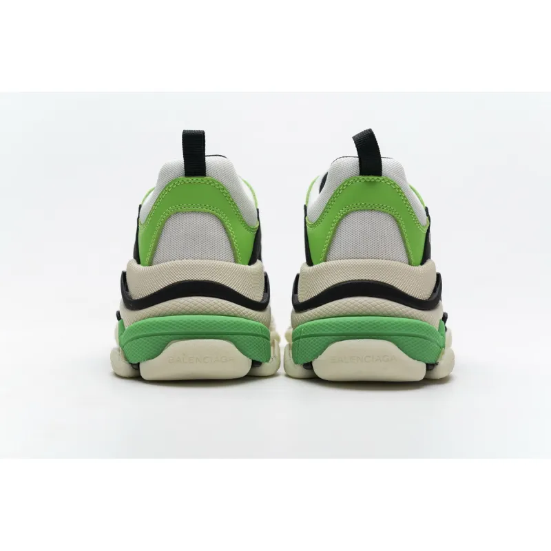 Balenciaga Triple S White Green 483513 W06E1 1008