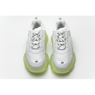 Balenciaga Triple S White Green 544351 W09E1 1331 02