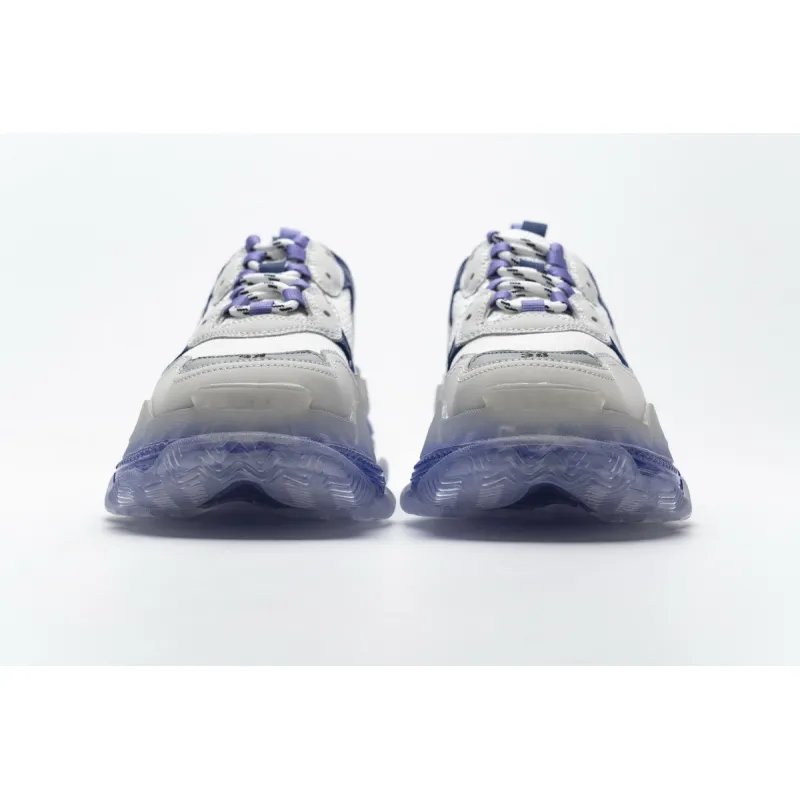 Balenciaga Triple S White Purple 544351 W09E1 1322