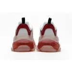 Balenciaga Triple S White Red 544351 W09E1 4552