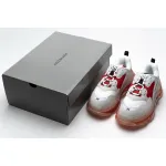 Balenciaga Triple S White Red 544351 W09E1 4552