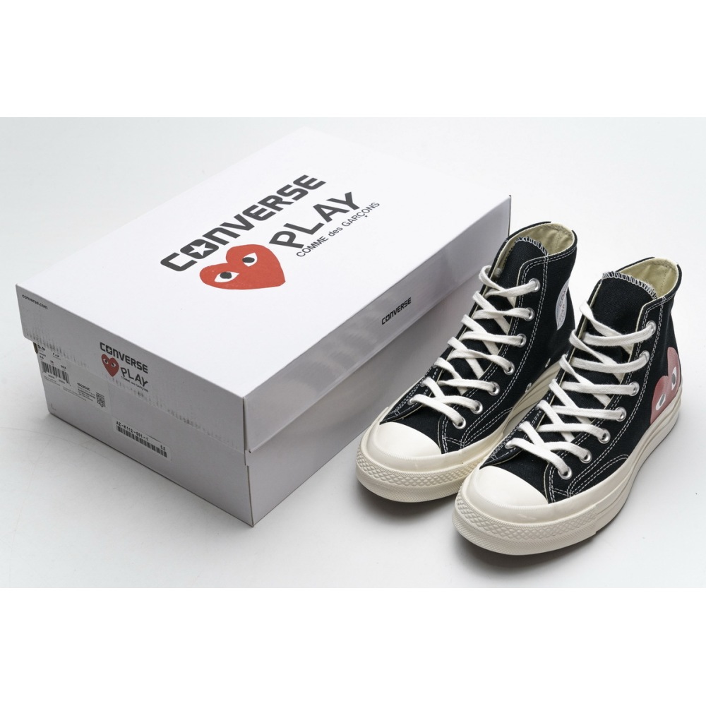 Converse Chuck Taylor All-Star 70s Hi Comme des Garcons PLAY Black 150204C