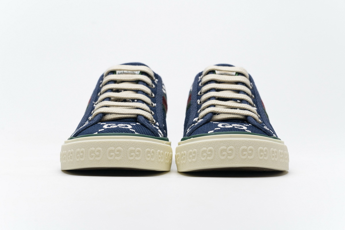 Gucci Women Tennis Dark Blue Sneaker G602129 AY070 9591