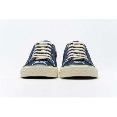 Gucci Women Tennis Dark Blue Sneaker G602129 AY070 9591 02