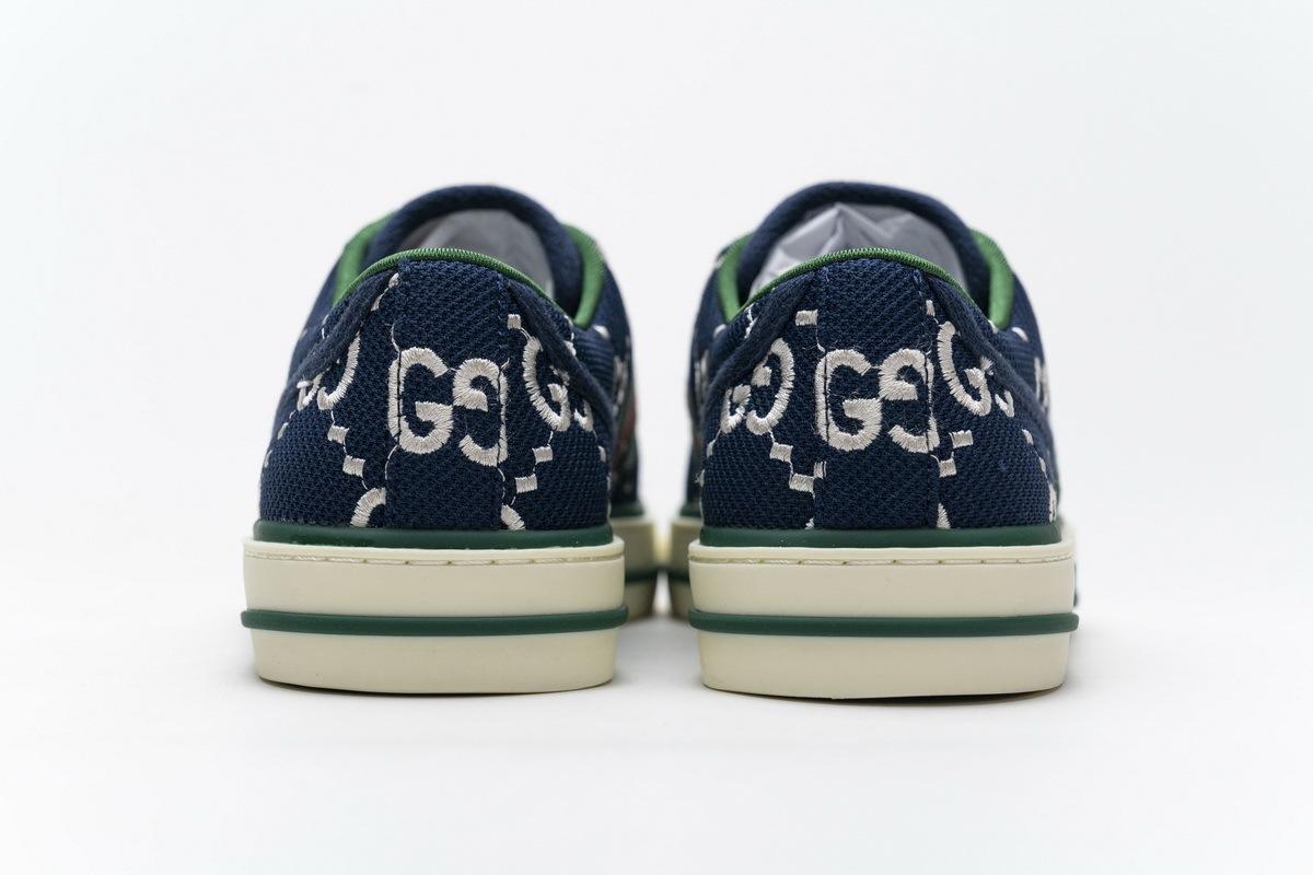 Gucci Women Tennis Dark Blue Sneaker G602129 AY070 9591