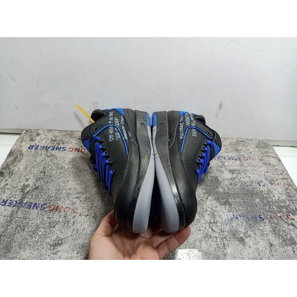 Jordan 2 Retro Low SP Off-White Black Blue DJ4375-004