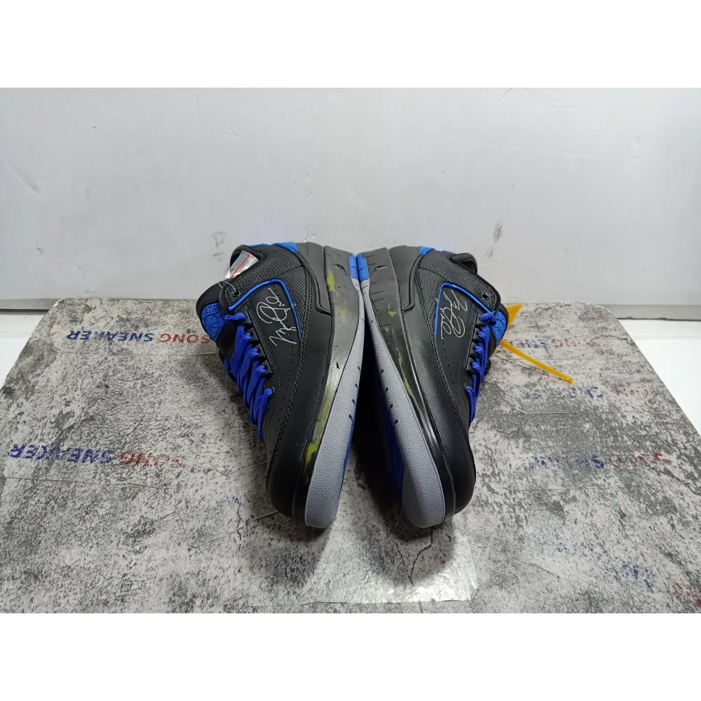 Jordan 2 Retro Low SP Off-White Black Blue DJ4375-004