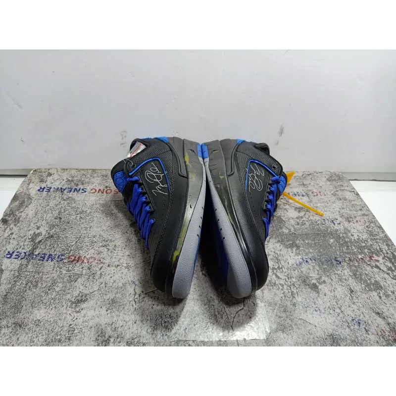 Jordan 2 Retro Low SP Off-White Black Blue DJ4375-004