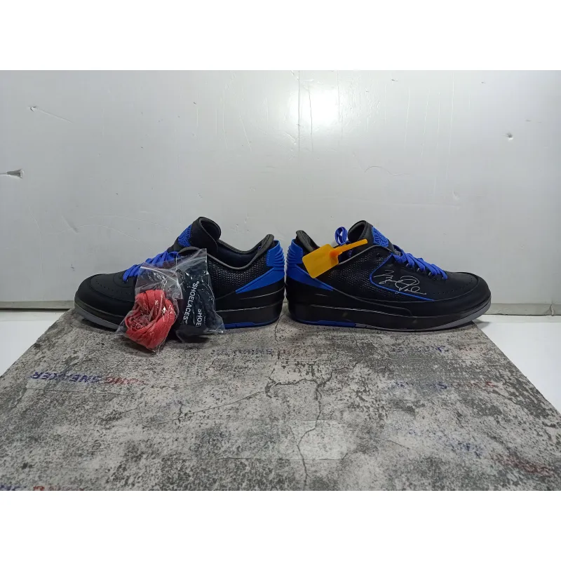 Jordan 2 Retro Low SP Off-White Black Blue DJ4375-004