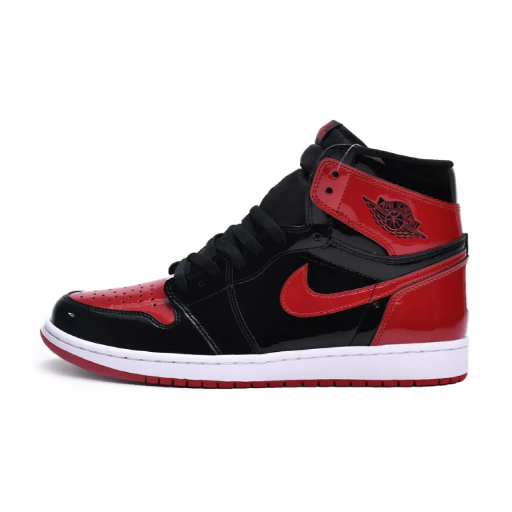 LJR Air Jordan 1 High OG Bred Patent 555088-063